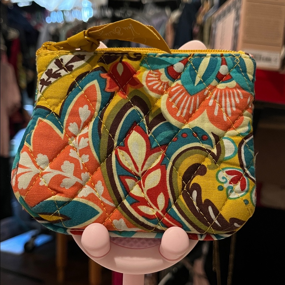 Vera Bradley coin/card holder wallet in the "Provencal" pattern. - Picture 5 of 8